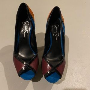 Never Worn Burnt Red Jessica Simpson shoes 8.5